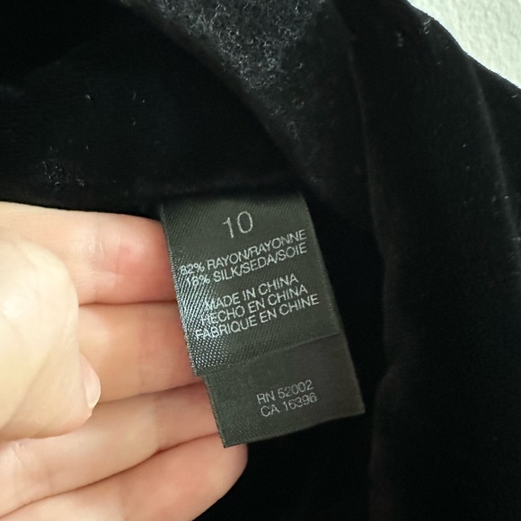 Long Velvet jacket coat - Liz Claiborne / velvet blazer - Picture 14 of 15